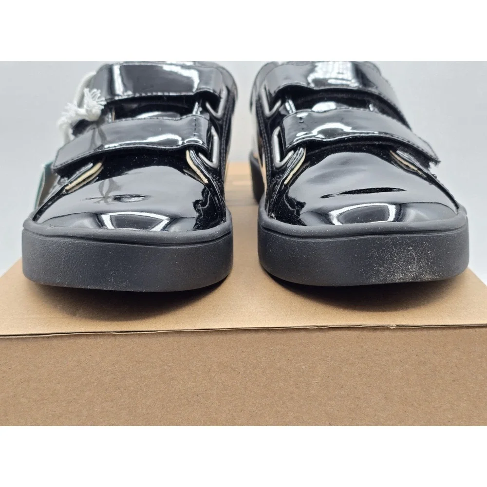 NEW Revitalign Orthotic Black Solid Sneakers Malibu Bella Patent Sz 5.5 B Narrow